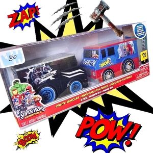 Black Panther & Thor Marvel Superhero Utility Vehicles
